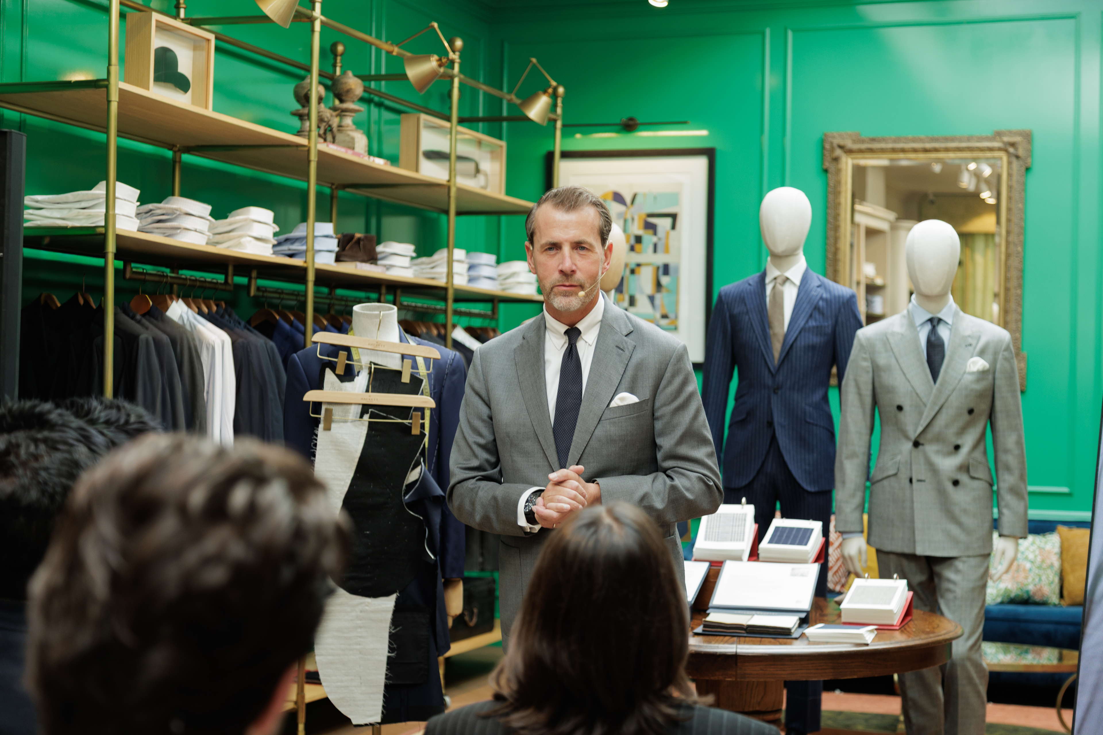 Graham Simpkins, Head of Tailoring de Hackett London, llega a CDMX para compartir el arte de la sastería británica