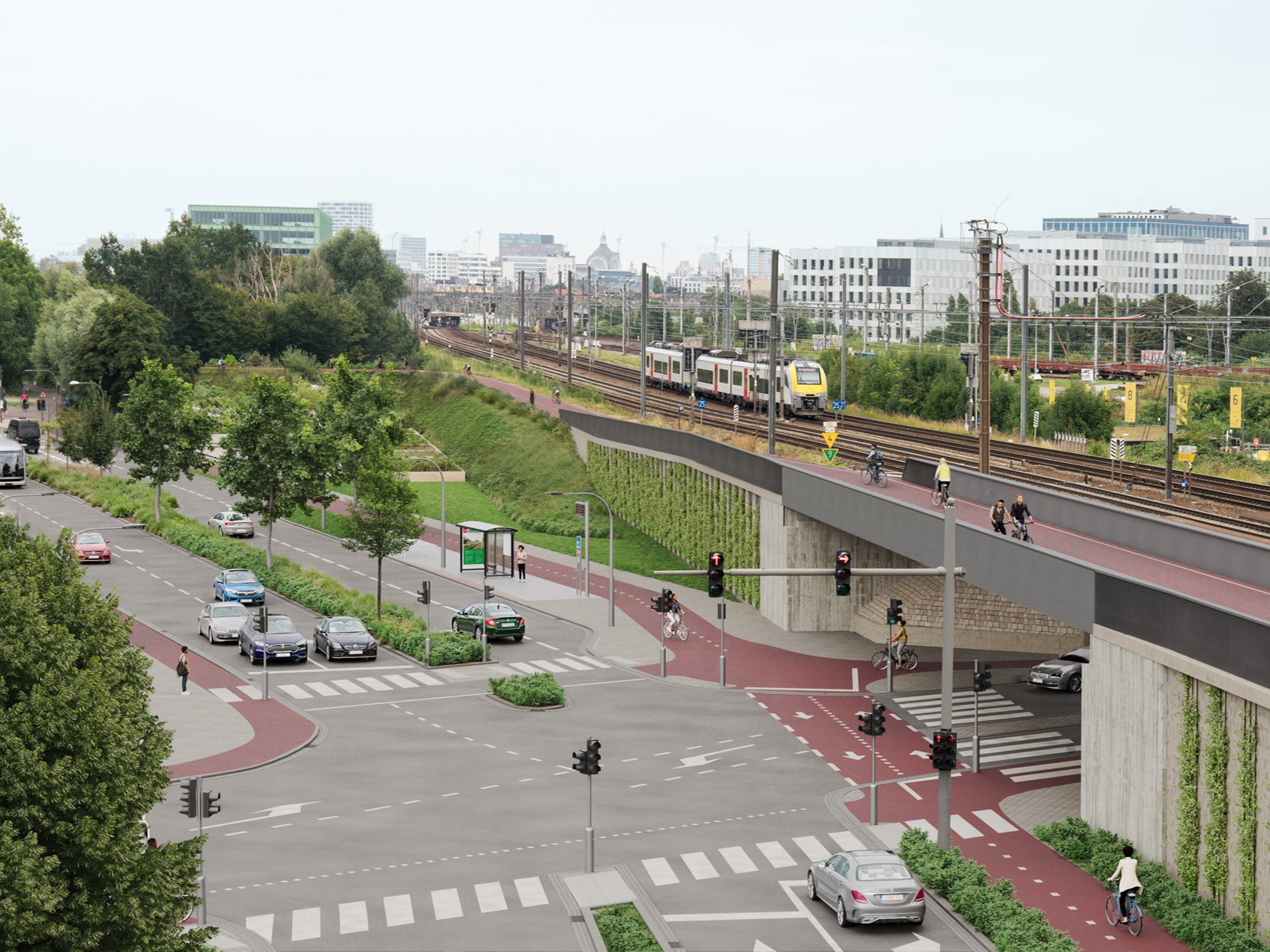 Definitief ontwerp fietsbrug over Arbeidersstraat goedgekeurd 