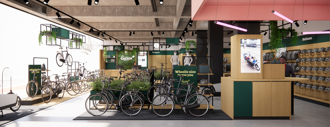 Lucien opent nieuwe fietsenwinkel in Berchem