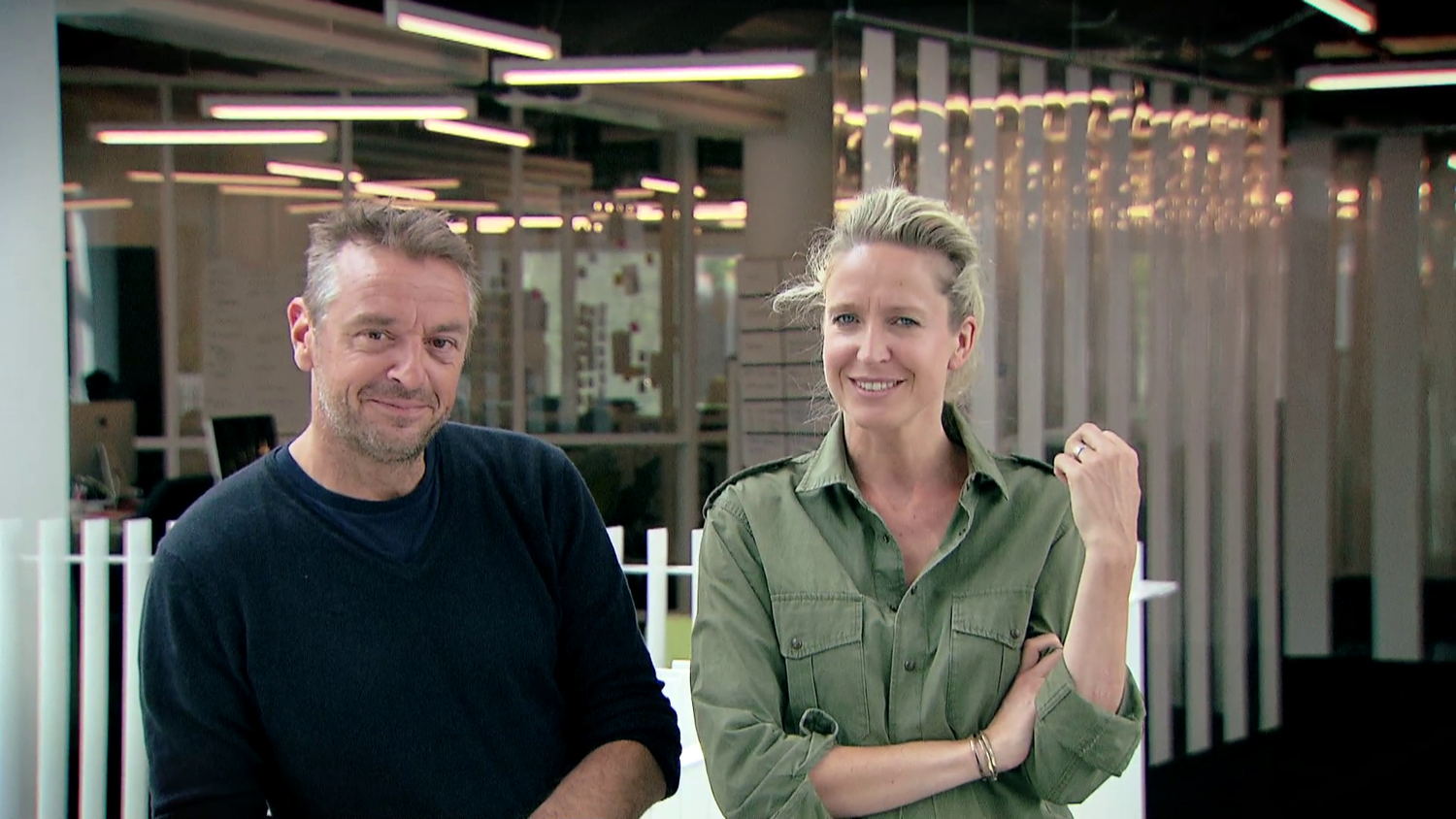 Tom Waes en Cath Luyten presenteren dit najaar Echt Niet OK op Eén.
(c) VRT