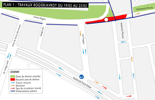Tram de Liège : Travaux avenue Rogier et boulevard d'Avroy