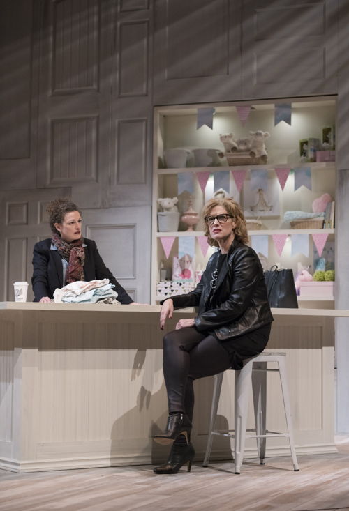Jennifer Lines (Jane) and Colleen Wheeler (Lori) in Forget About Tomorrow / Photos by David Cooper
