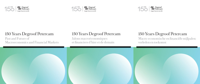 Degroof Petercam publiceert een nieuw geschiedkundig en economish werk ter gelegenheid van haar 150ste verjaardag