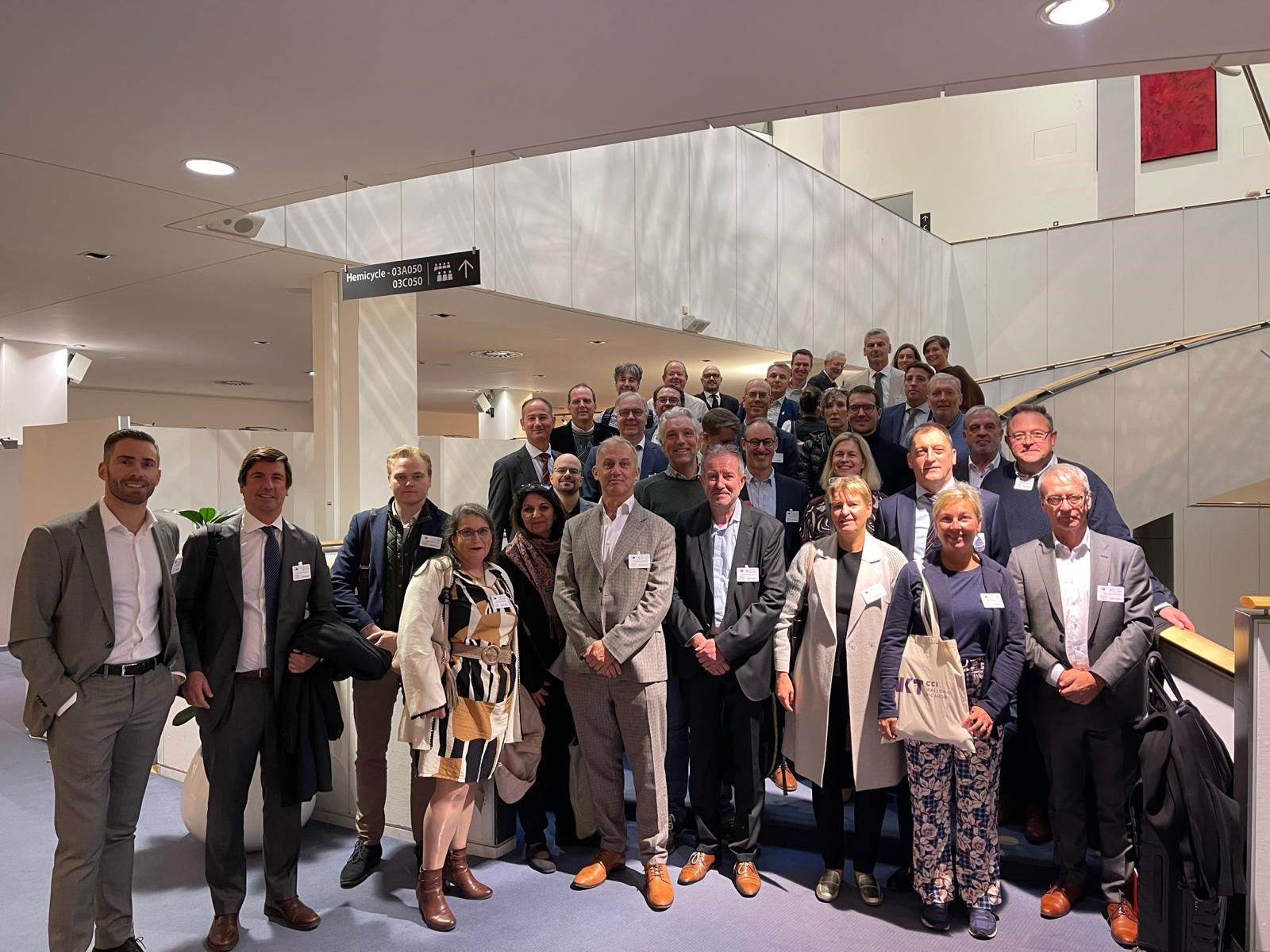 De volledige Belgische delegatie in het Europees Parlement