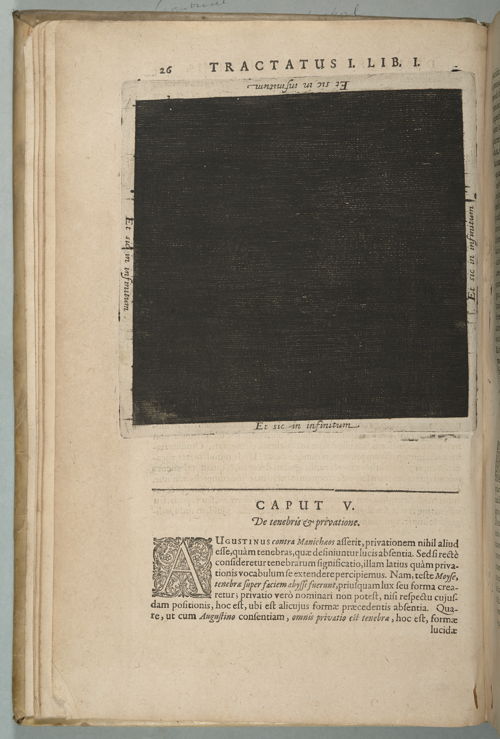 © Et sic in infinitum In: Robert Fludd, Utriusque Cosmi, 1617, © KU Leuven Bibliotheken, Maurits Sabbe Bibliotheek, Bruno Vandermeulen