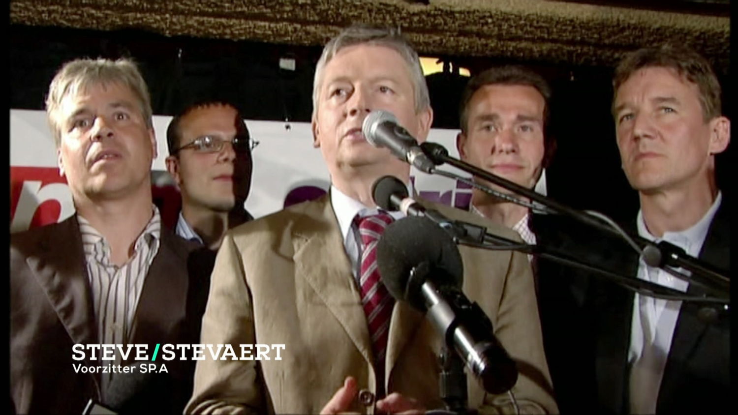 Bert Anciaux, Steve Stevaert, Patrick Janssen 2003 - (c) VRT