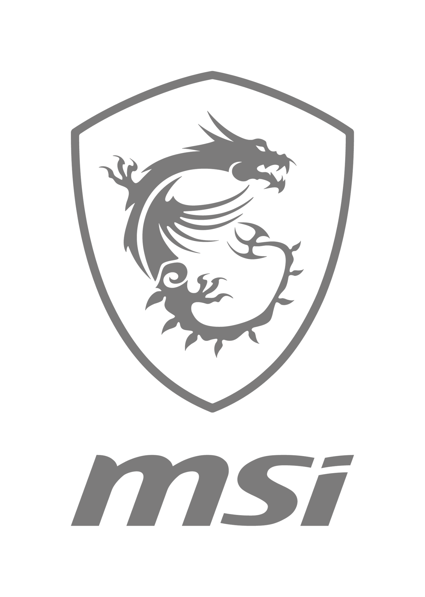 Creation Logo grau mit MSI