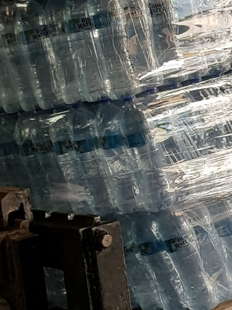 Much needed water leaving from Dominica thanks to Brice and Co.