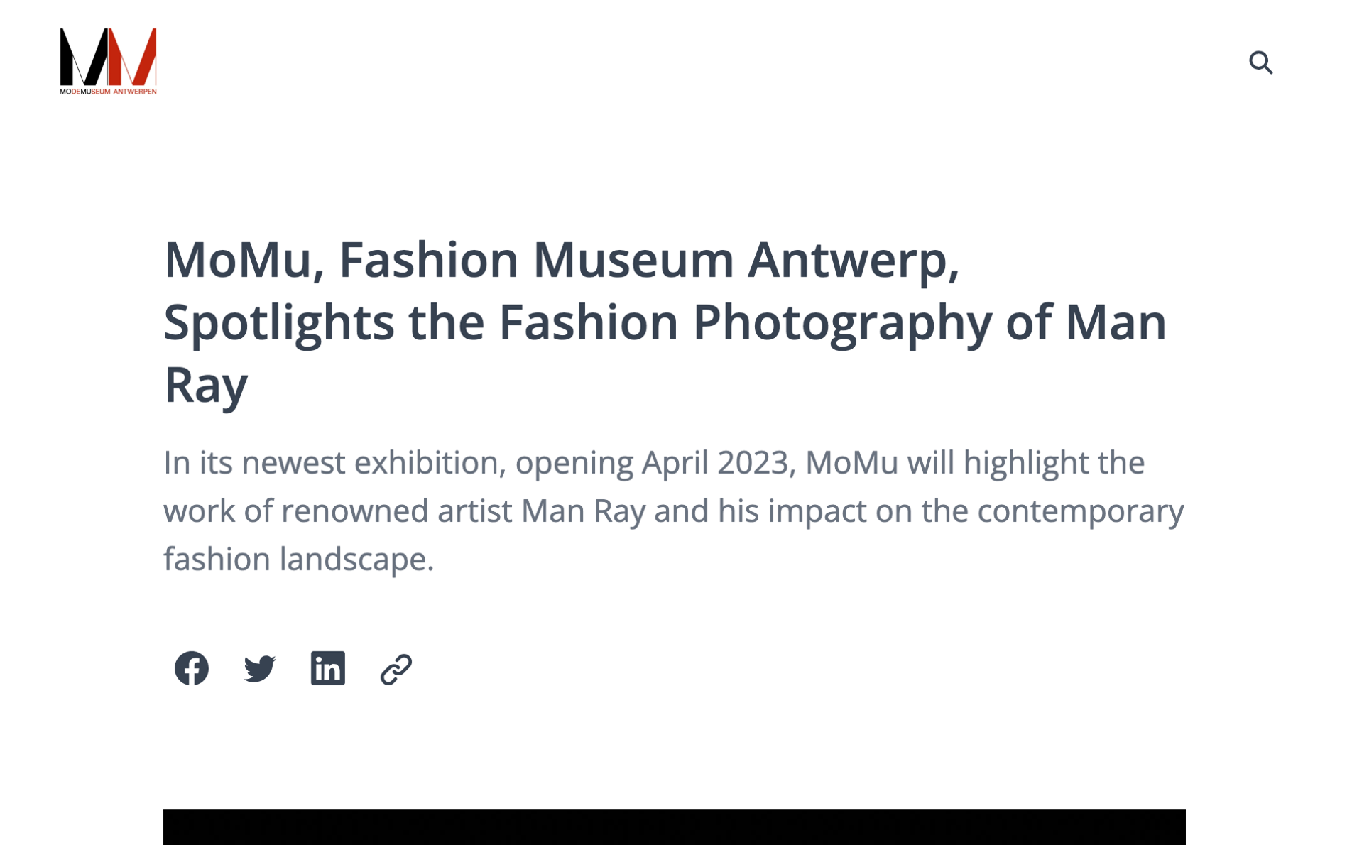 MoMu, Fashion Museum Antwerp, Spotlights the Fashion Photography of Man Ray