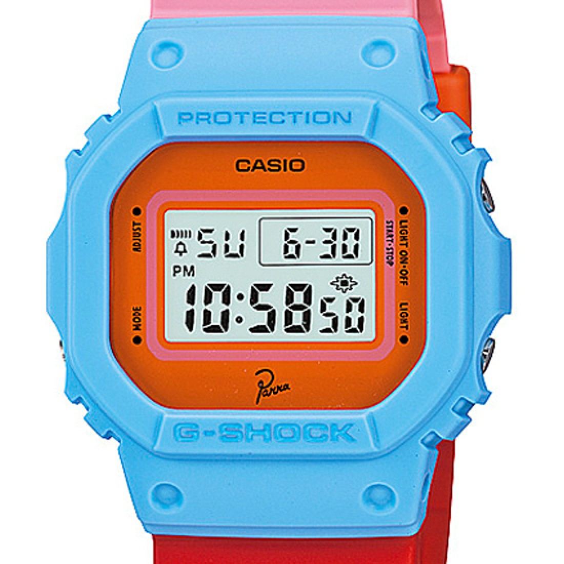 Siguiendo con la línea de lo artístico, en el 2011 el ilustrador holandés Piet Parra también hizo escala entre las filas de G-SHOCK para entregar una porción de su talento en el DW-5600PR-4. Siguiendo con la línea de lo artístico, en el 2011 el ilustrador holandés Piet Parra también hizo escala entre las filas de G-SHOCK para entregar una porción de su talento en el DW-5600PR-4.