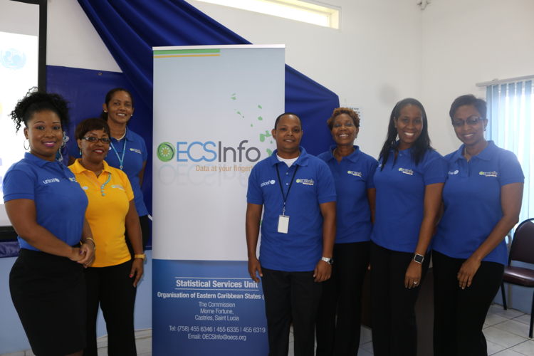 Members of the OECS Statistical Services Unit. 