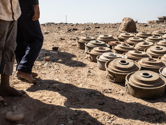 El impacto de las minas en la población civil de Yemen