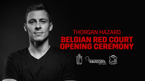 Persuitnodiging: Rode Duivel Thorgan Hazard opent Belgian Red Court in Waregem