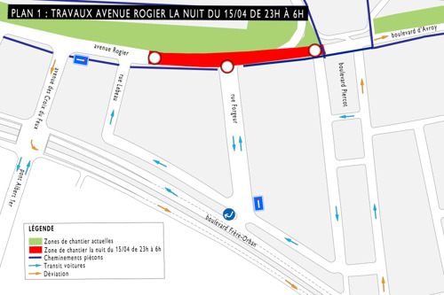 Tram de Liège: Travaux de nuit - Avenue Rogier