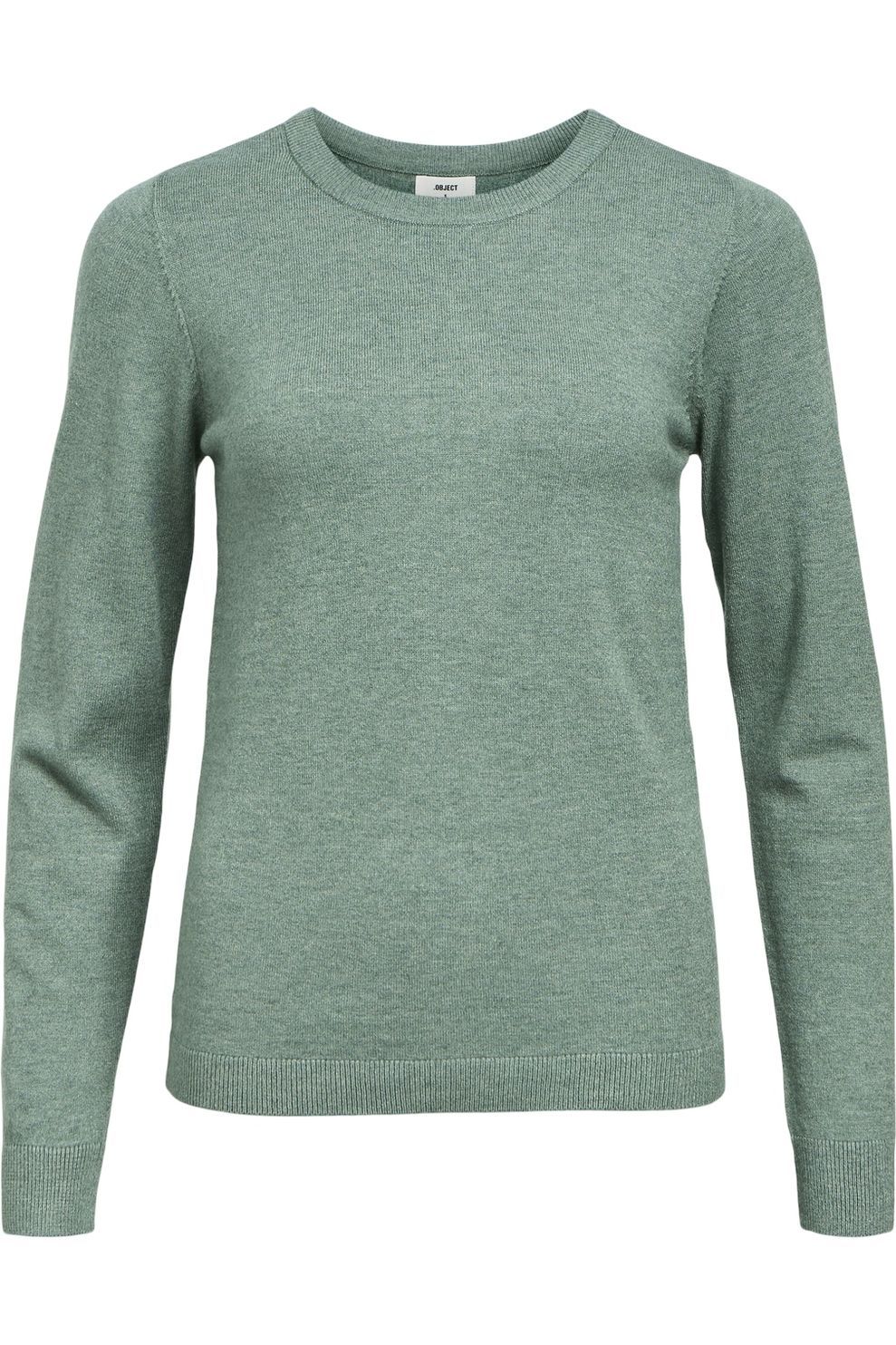 Object_Sweat OBJ OBJTHESS LS O-NECK KNIT PULLOVER NOOS green_JUTTU_€29,99