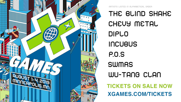 X Games Minneapolis 2019 Reveals Four-Day Music Lineup