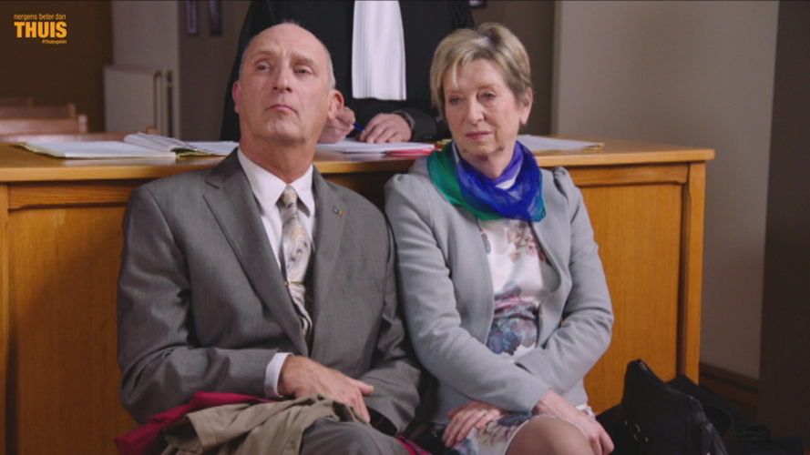 Hélène (Camilia Blereau) en Geert (Peter Rouffaer) © VRT