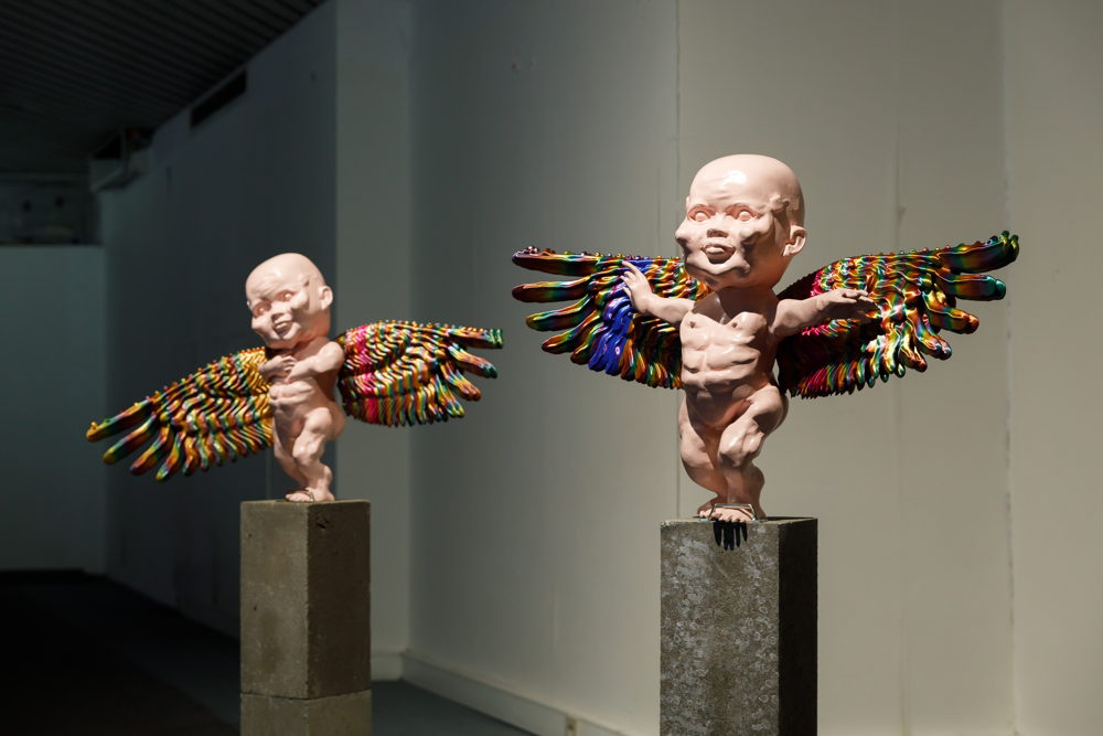 Jake Brush, Mall, Interrupted, Vonk Centrale, installation shot by Selma Gurbuz Jake Brush, Mall, Interrupted, Vonk Centrale, installation shot by Selma Gurbuz