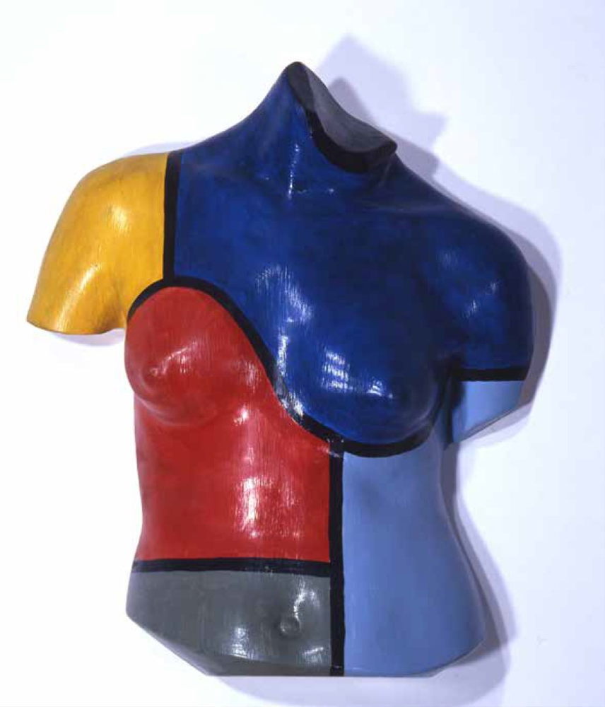 Marcel Mariën, La Vénus d'Amersfoort, 1982, plâtre peint