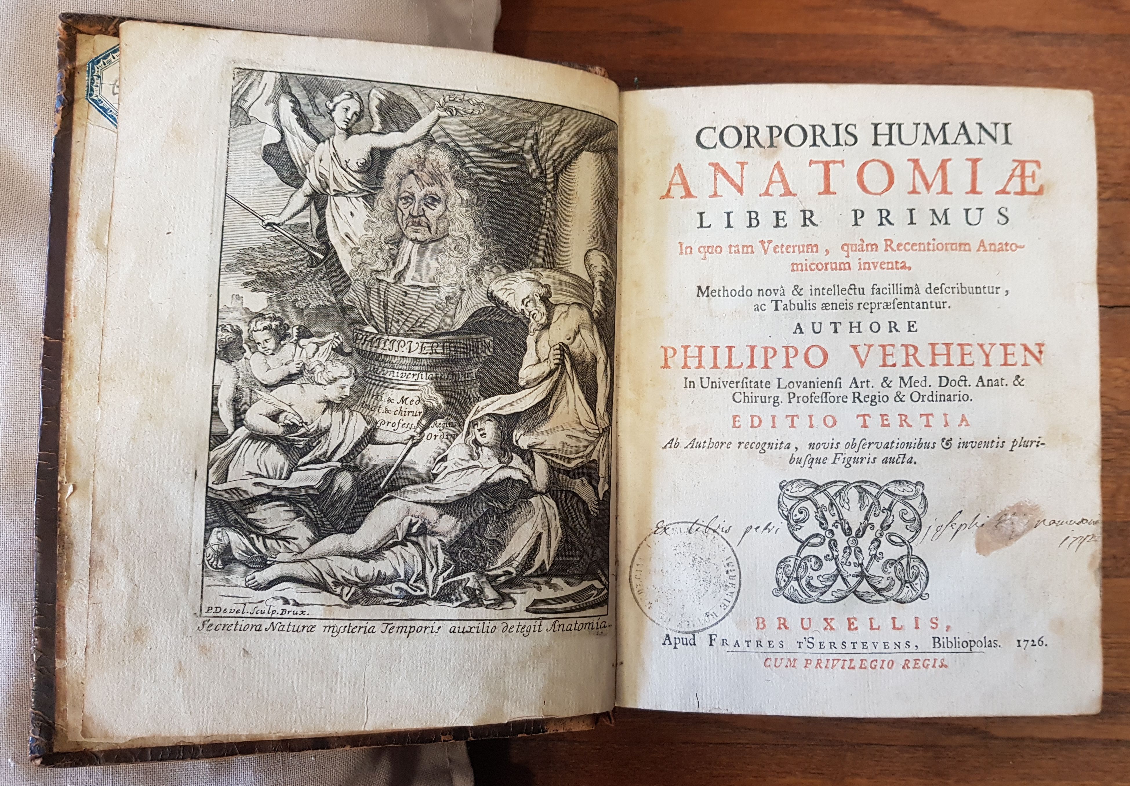 Corporis humani anatomiae liber primus (1623) - KBR, LP 6.536 A