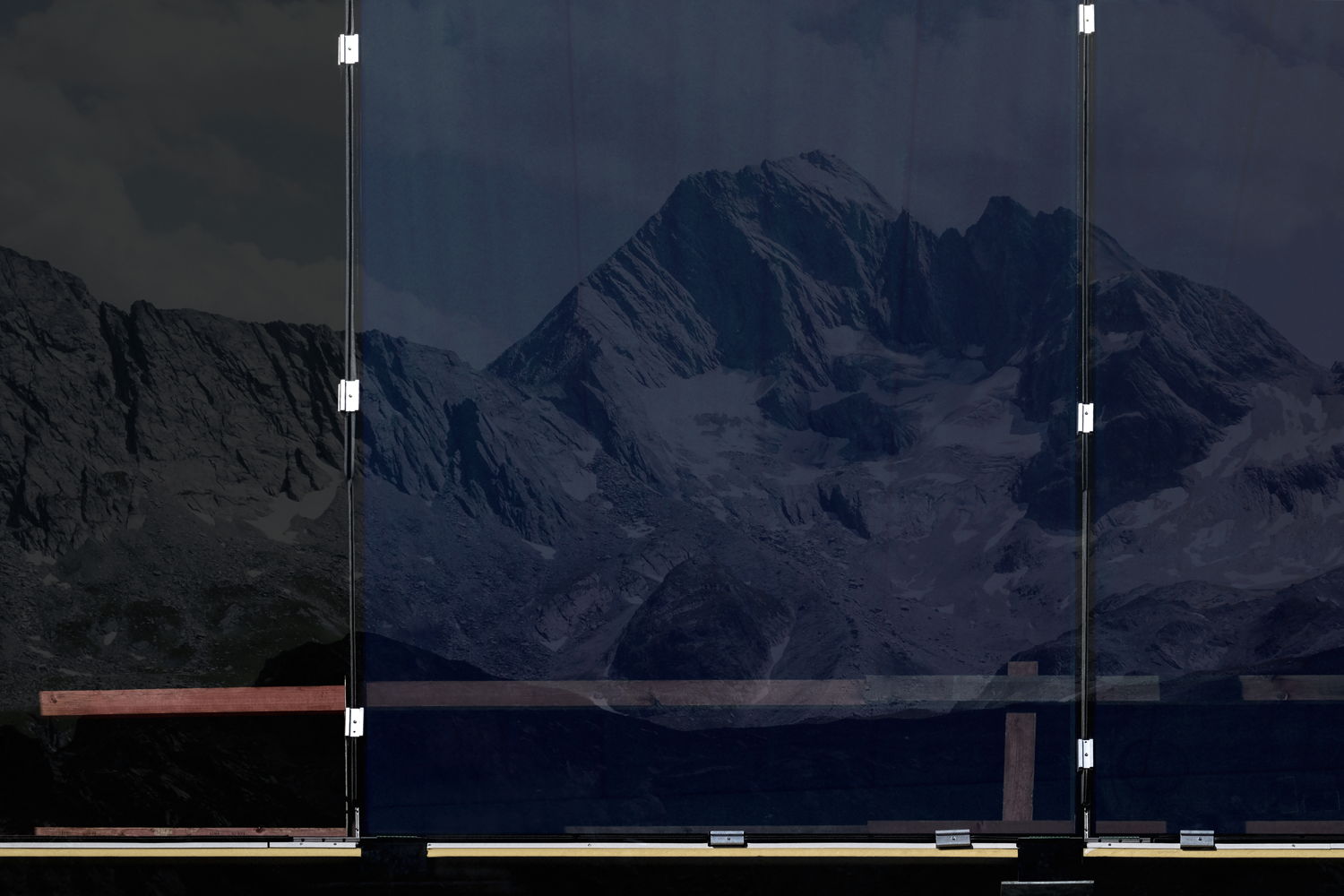 Frederik Vercruysse, Mountain View In Progress, 2020. 100 x 66,66 cm. © Spazio Nobile