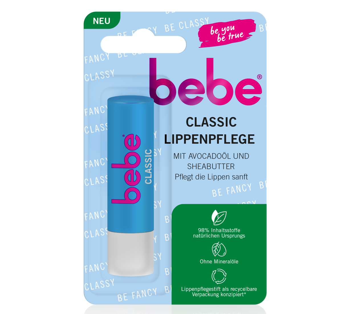bebe® Classic Lippenpflege mit Avocadoöl und Sheabutter