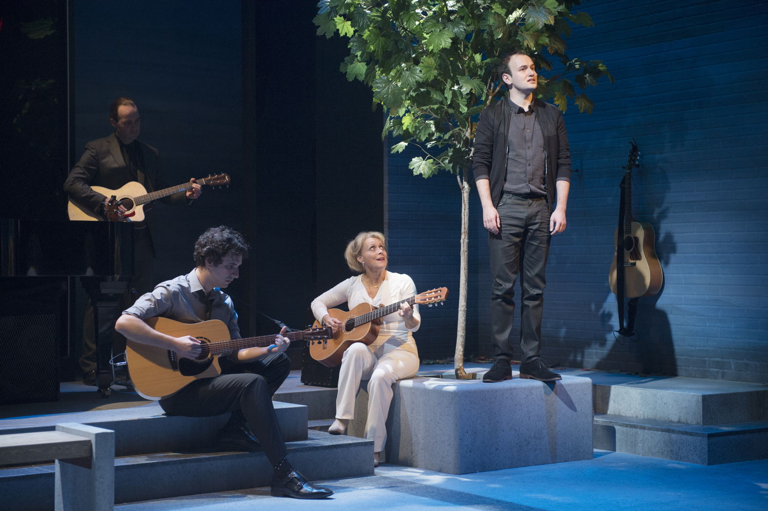 Brent Jarvis, Jonathan Gould, Linda Kidder and Anton Lipovetsky in I Think I’m Fallin’ - The Songs of Joni Mitchell created by Michael Shamata and Tobin Stokes / Photos by David Cooper
