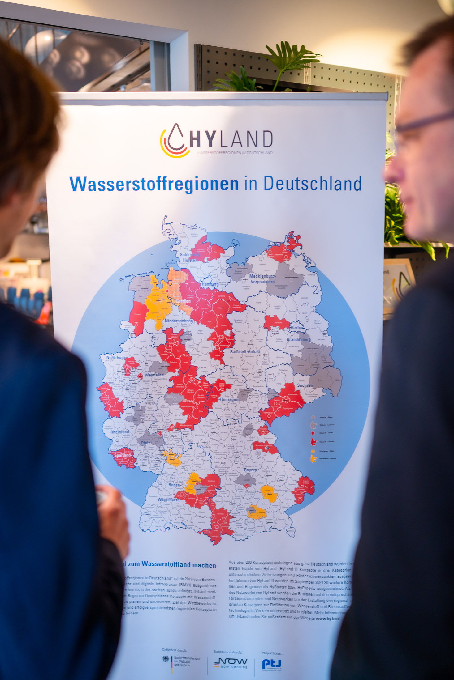 Hydrogen regions in Germany (Copyright: Franz Josef Brück)