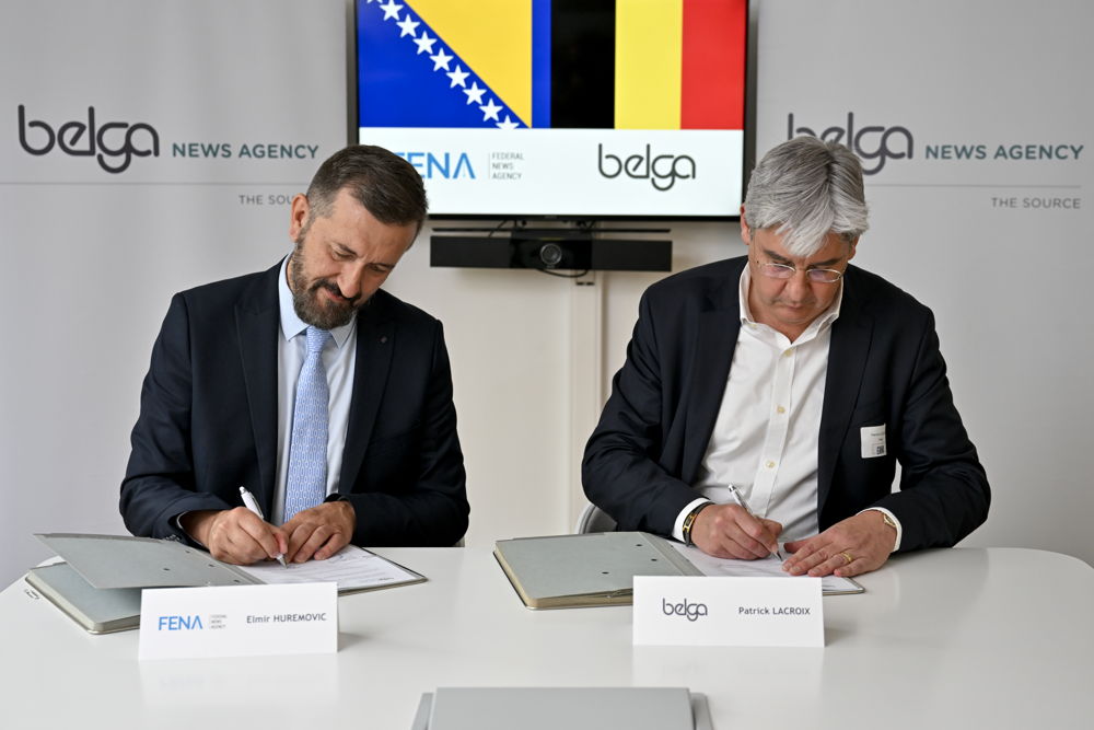 Elmir Huremović, FENA en Patrick Lacroix, Belga © Dirk Waem - Belgaimage