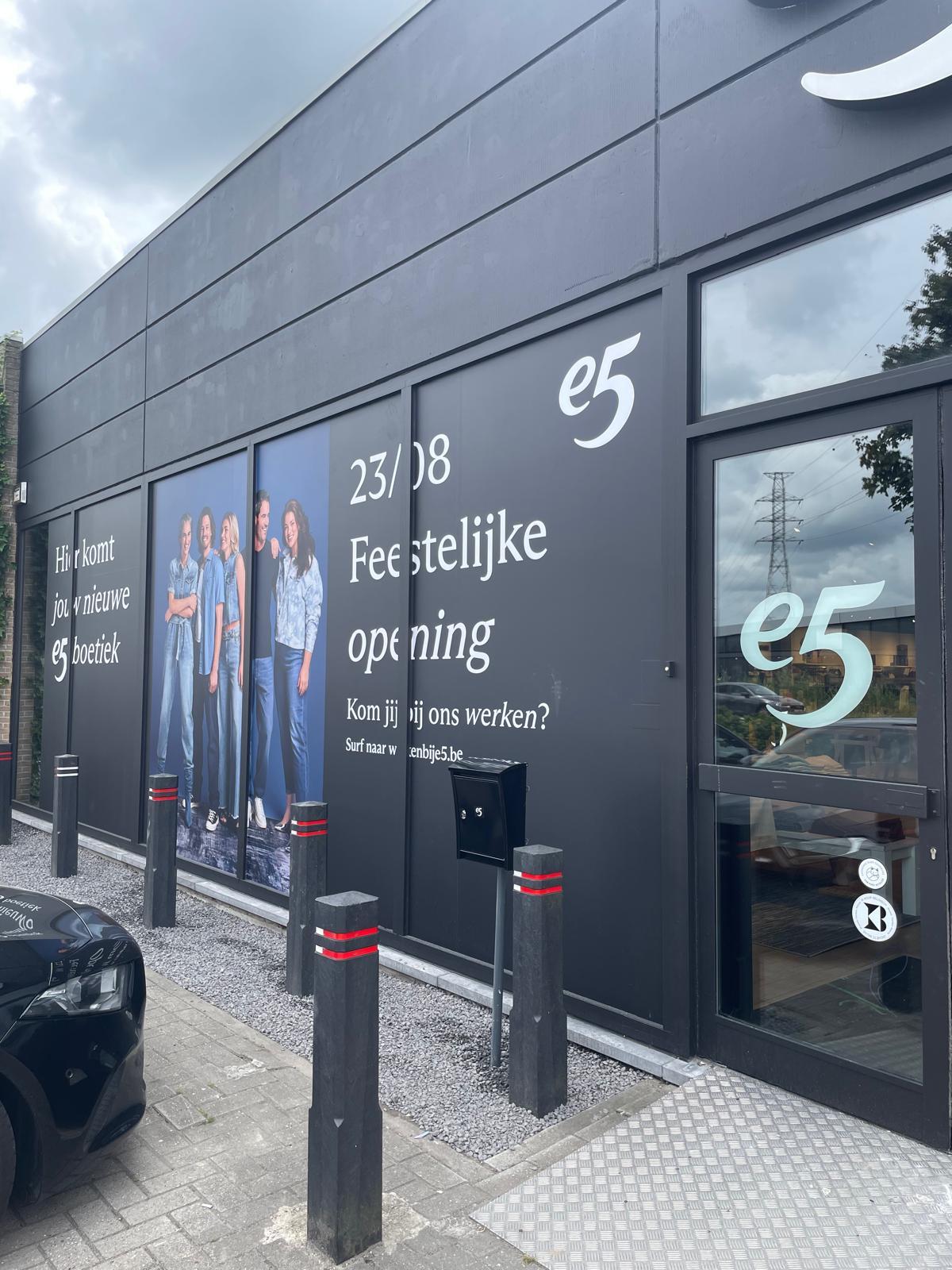 e5 opent nieuwe boetiek in Kampenhout