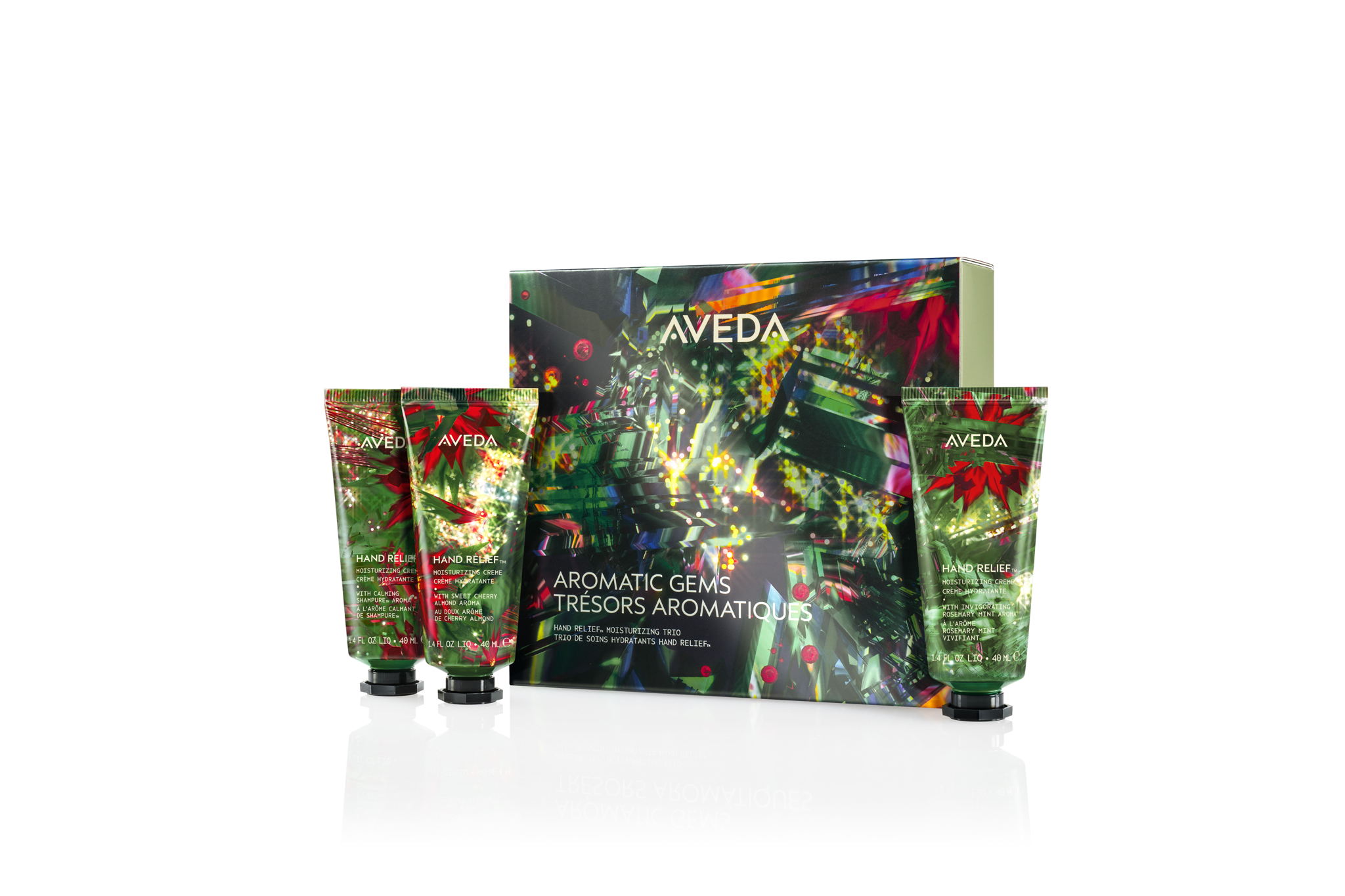 Aromatic Gems: Hand Relief Moisturizing Trio ​
SRP : €32.50
Available in Parfuma and Aved Partner Salons