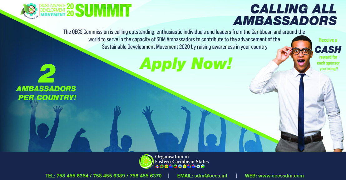 Sustainable Development Movement 2020 Summit: Call for Ambassadors