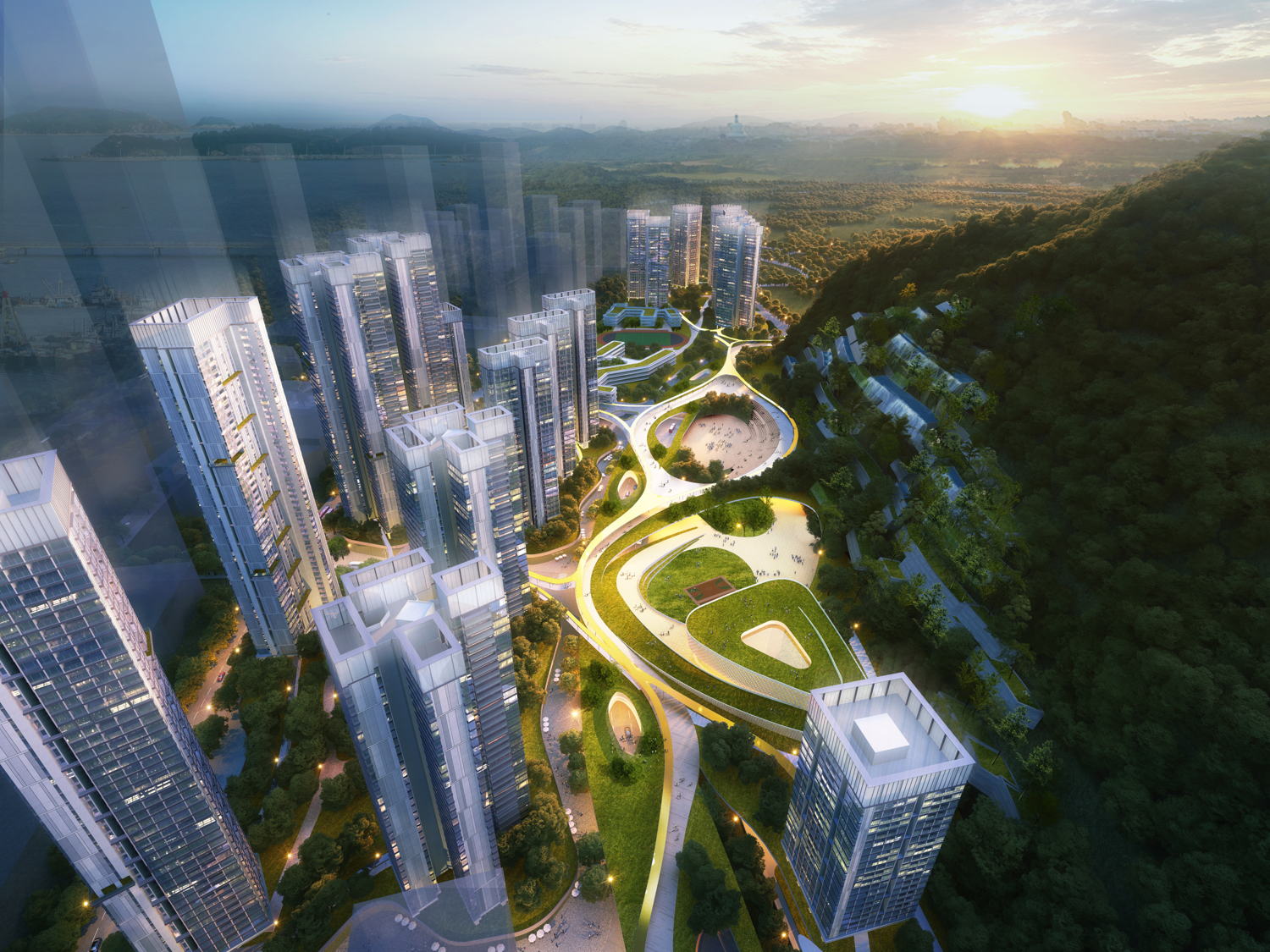 Chiwan Aerial view from the east 