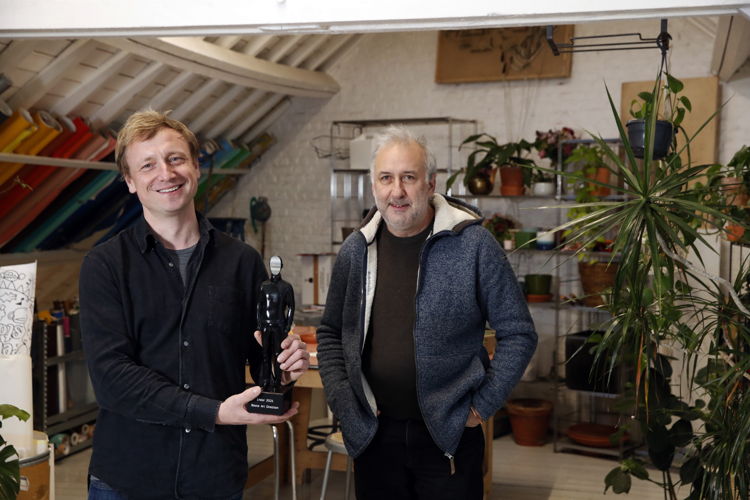Hubert Puille & Pepijn Van Looy ontvangen 'Beste Art Direction' voor 'De Patrick'