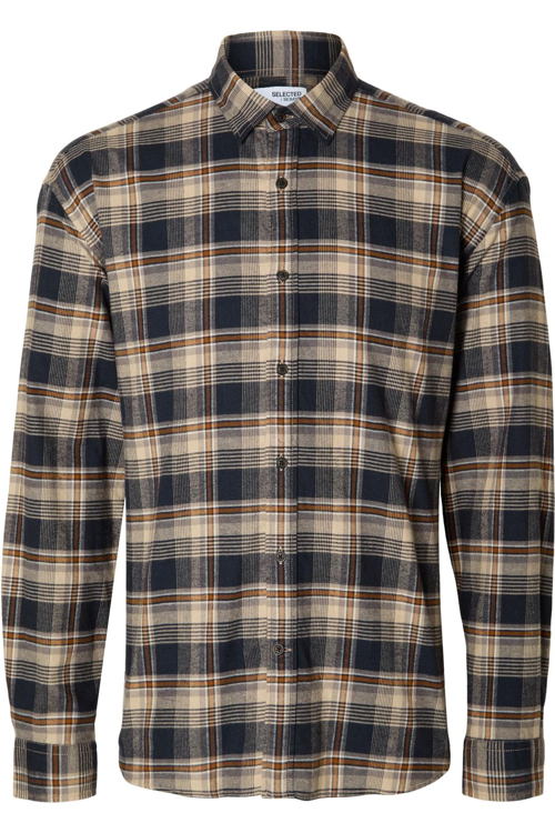 Juttu_FW23_Selected_Shirt SEL Slhregowen-Flannel Shirt Ls Check W black_JUTTU_€49,99 Juttu_FW23_Selected_Shirt SEL Slhregowen-Flannel Shirt Ls Check W black_JUTTU_€49,99