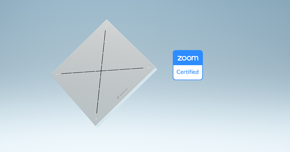 Derfor giver Zoom-certificeringen til Sennheisers loftmikrofon endnu mere frihed på dine møder (interview)