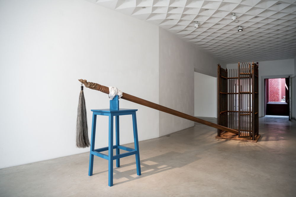 Pejvak, The Wetting, 2021. Installation view at Z33 House for Contemporary Art, Design & Architecture, Hasselt, Belgium. Photo: Boumediene Belbachir.