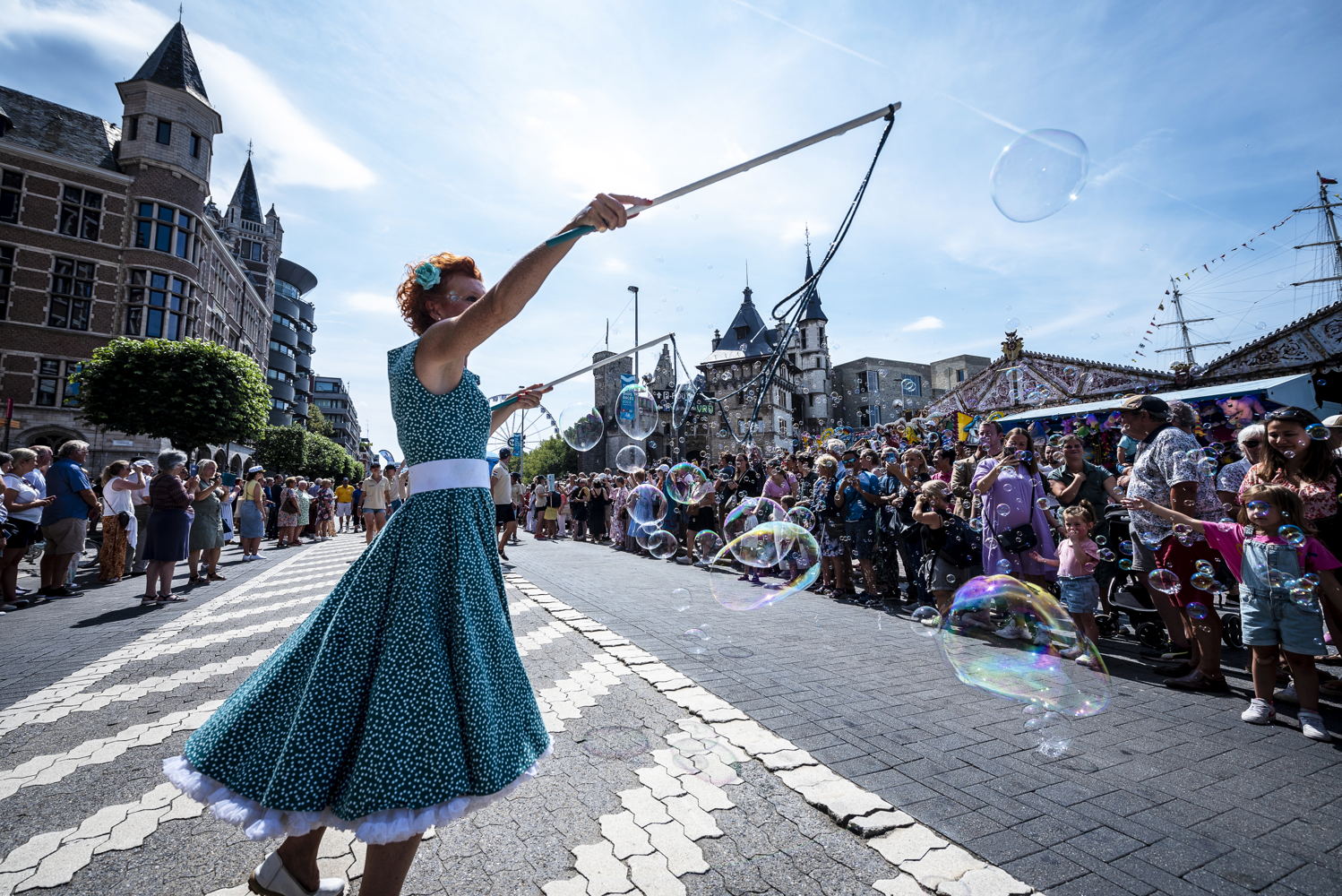 Straatanimatie The Tall ships Races © Jonathan Ramael