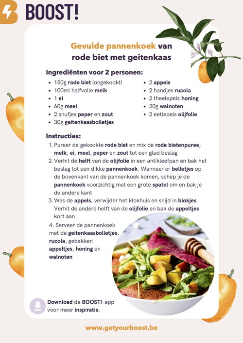 BOOST! pannenkoek