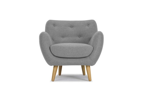 Herman chair - Andie Light Grey