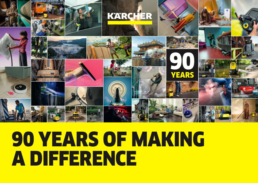 90 años de innovación: así evolucionó la icónica hidrolavadora de Karcher 