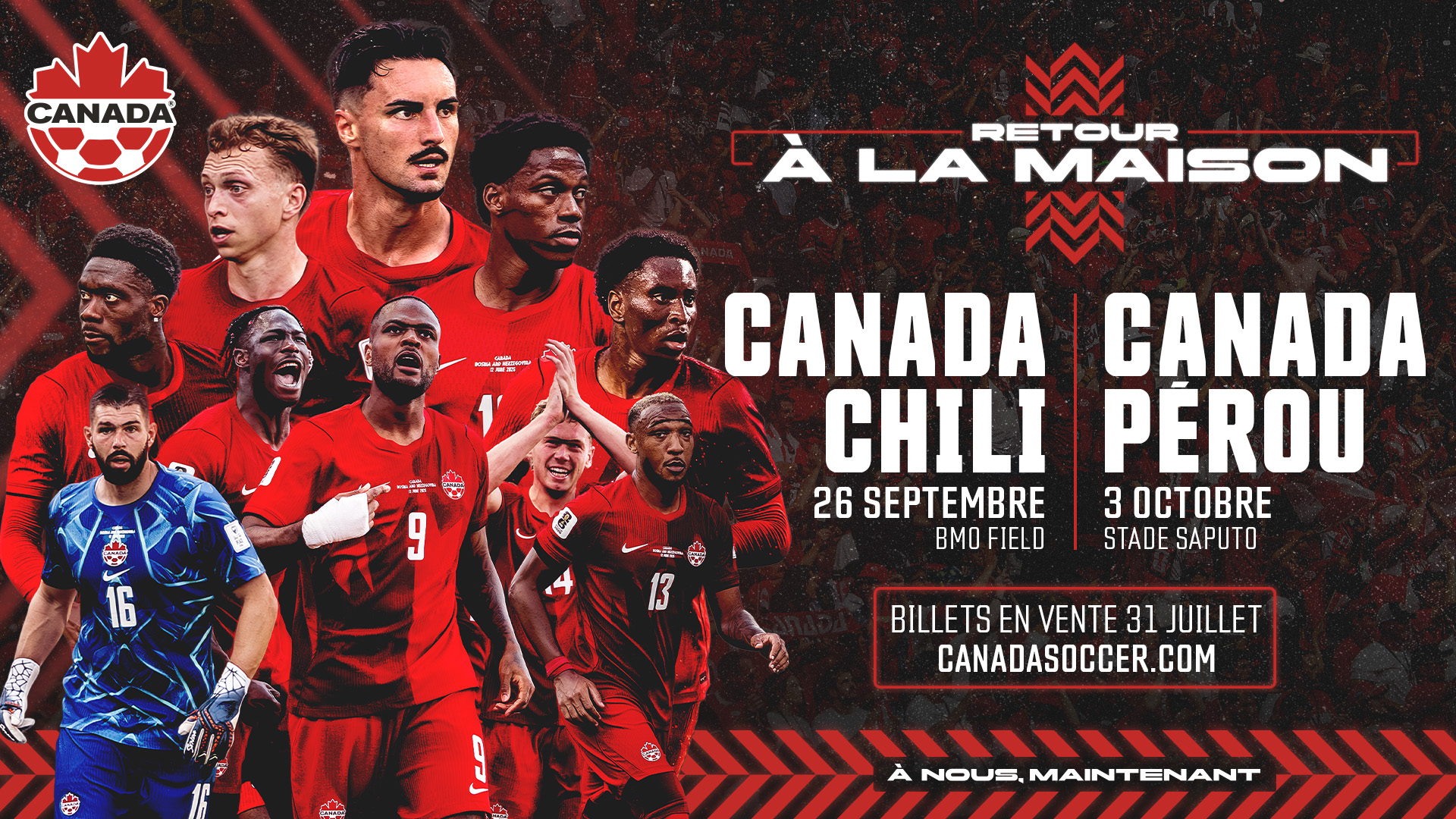 Le retour à la maison : le CANMNT affrontera le Chili et le Pérou en…