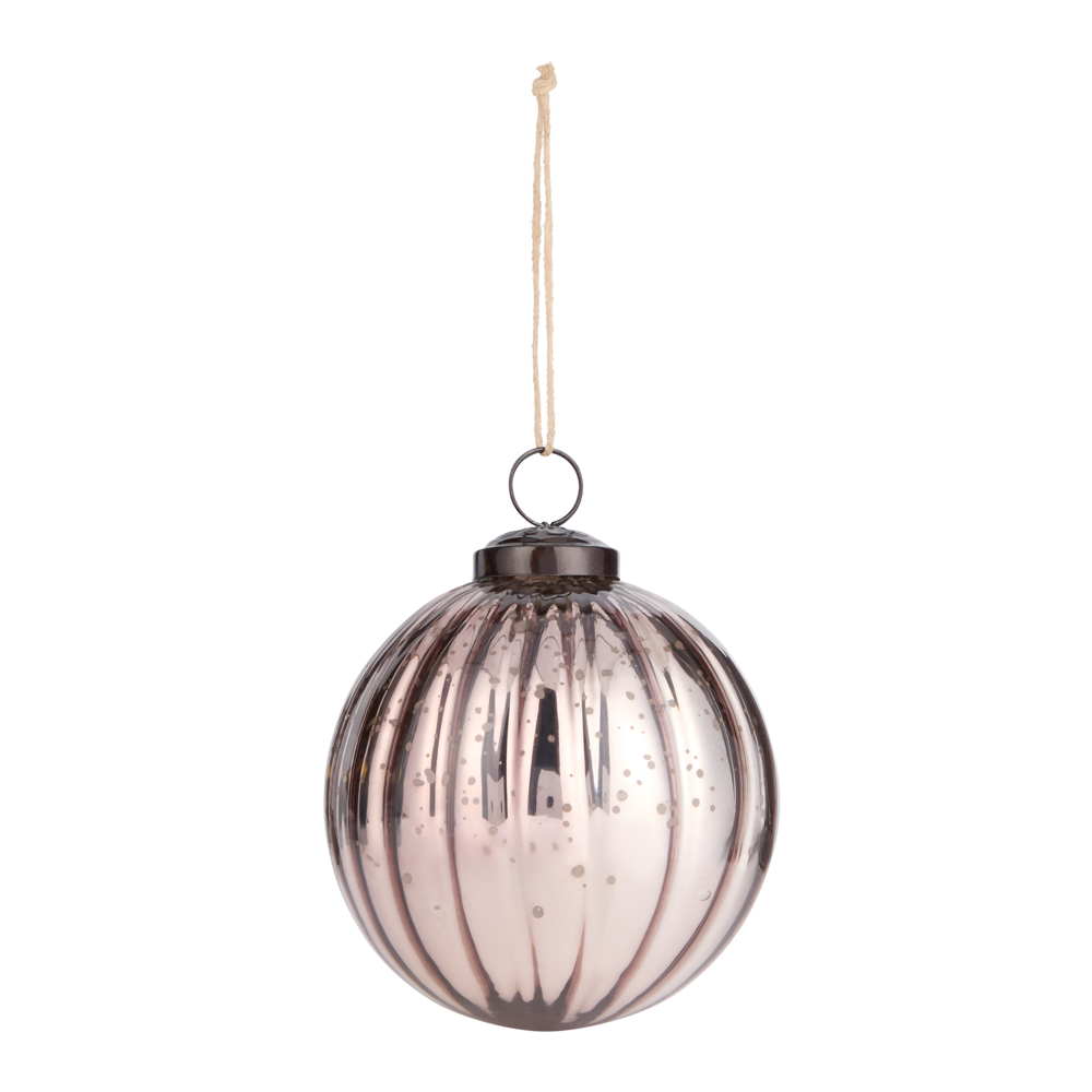 Habitat Single Dec - 10cm Glass Pewter Bauble, £5, 144513251