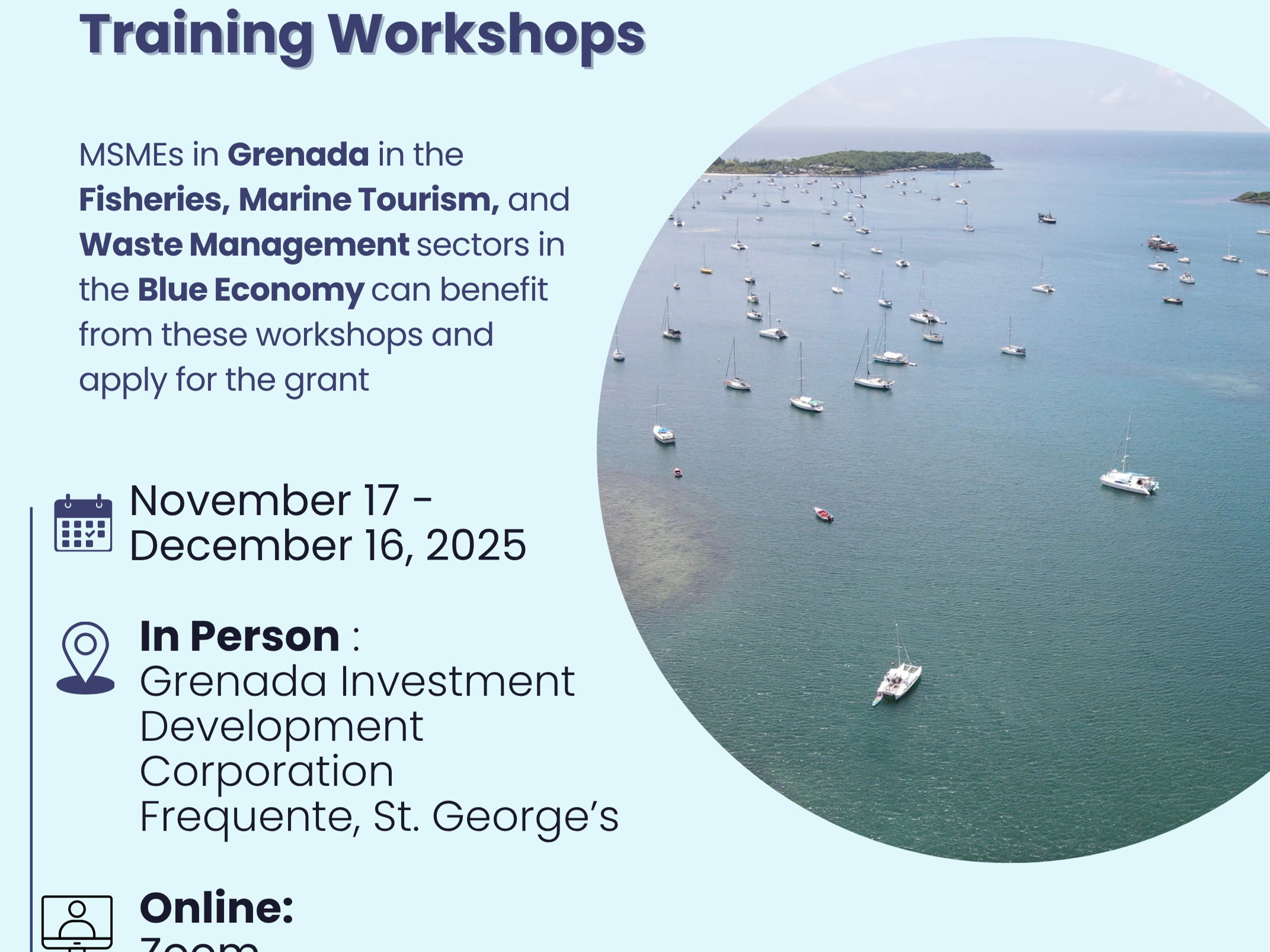 Les MPME de la Grenade continuent de bénéficier des ateliers de développement commercial du projet UBEC