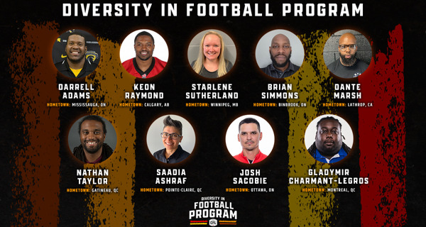 Preview: CFL WELCOMES NINE PARTICIPANTS TO DIVERSITY IN FOOTBALL PROGRAM