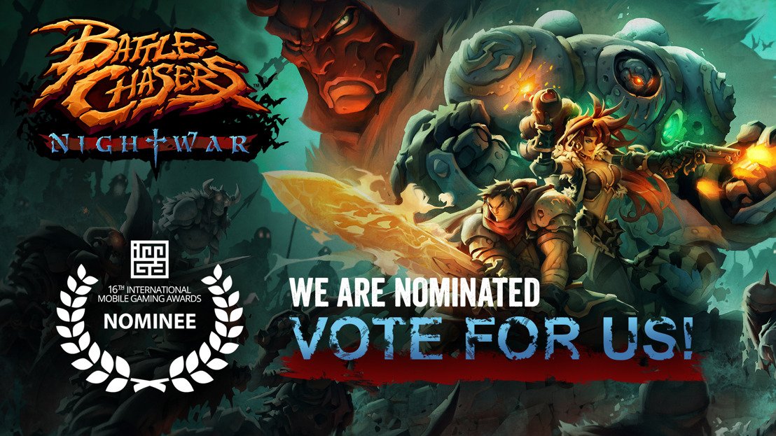 Battle Chasers: Nightwar is globally nominated