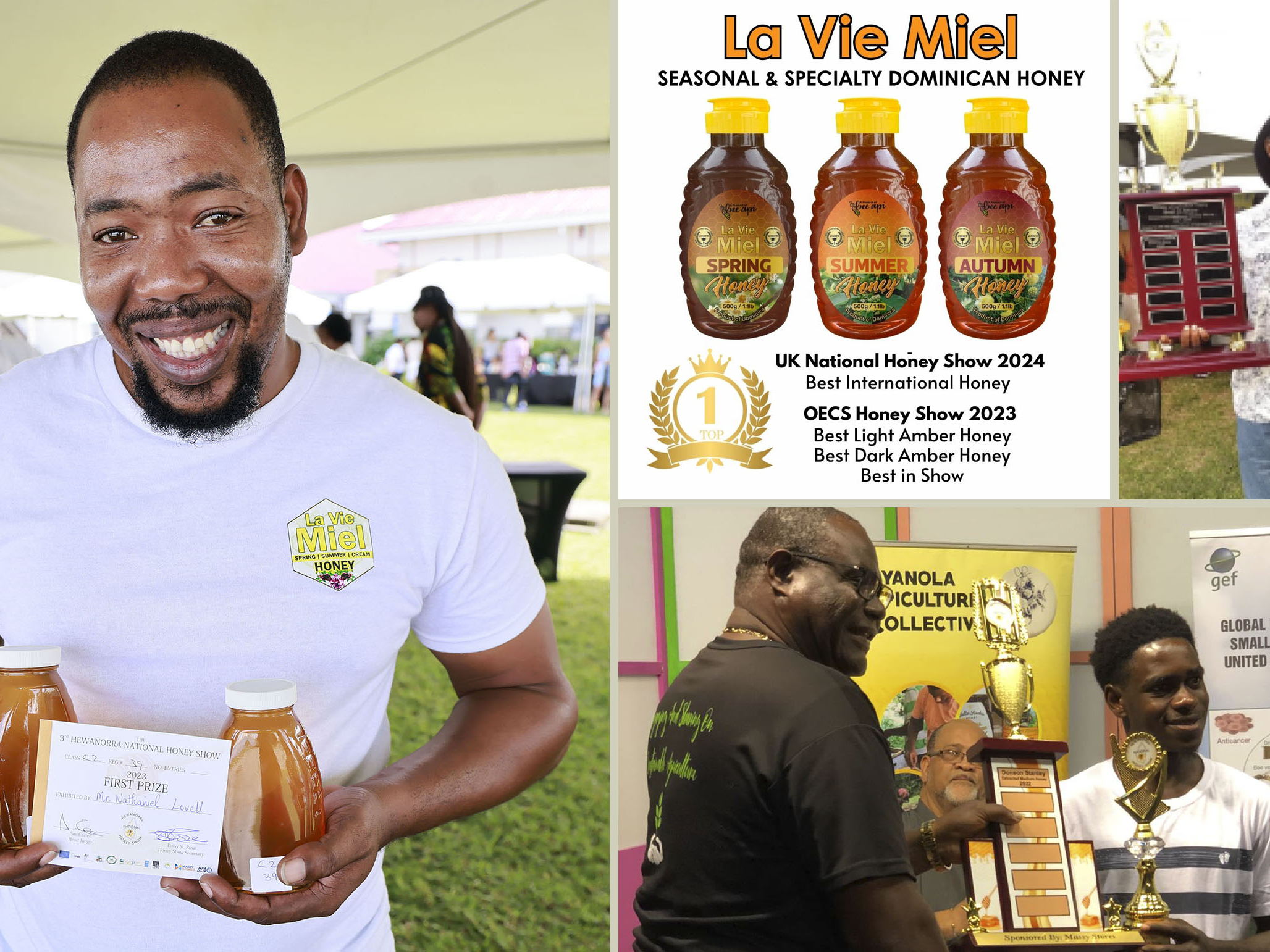 « La Vie Miel » remporte le prix du Meilleur Miel International au National Honey Show 2024 au Royaume-Uni