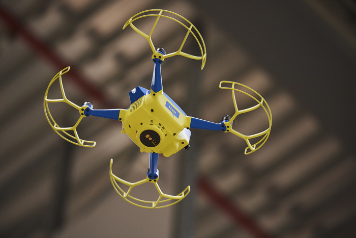 100ste drone voor voorraadinventarisatie stijgt op in IKEA Zaventem