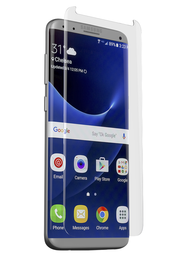InvisibleShield kondigt een afgeronde screenprotector aan voor de Samsung Galaxy S8 en S8+