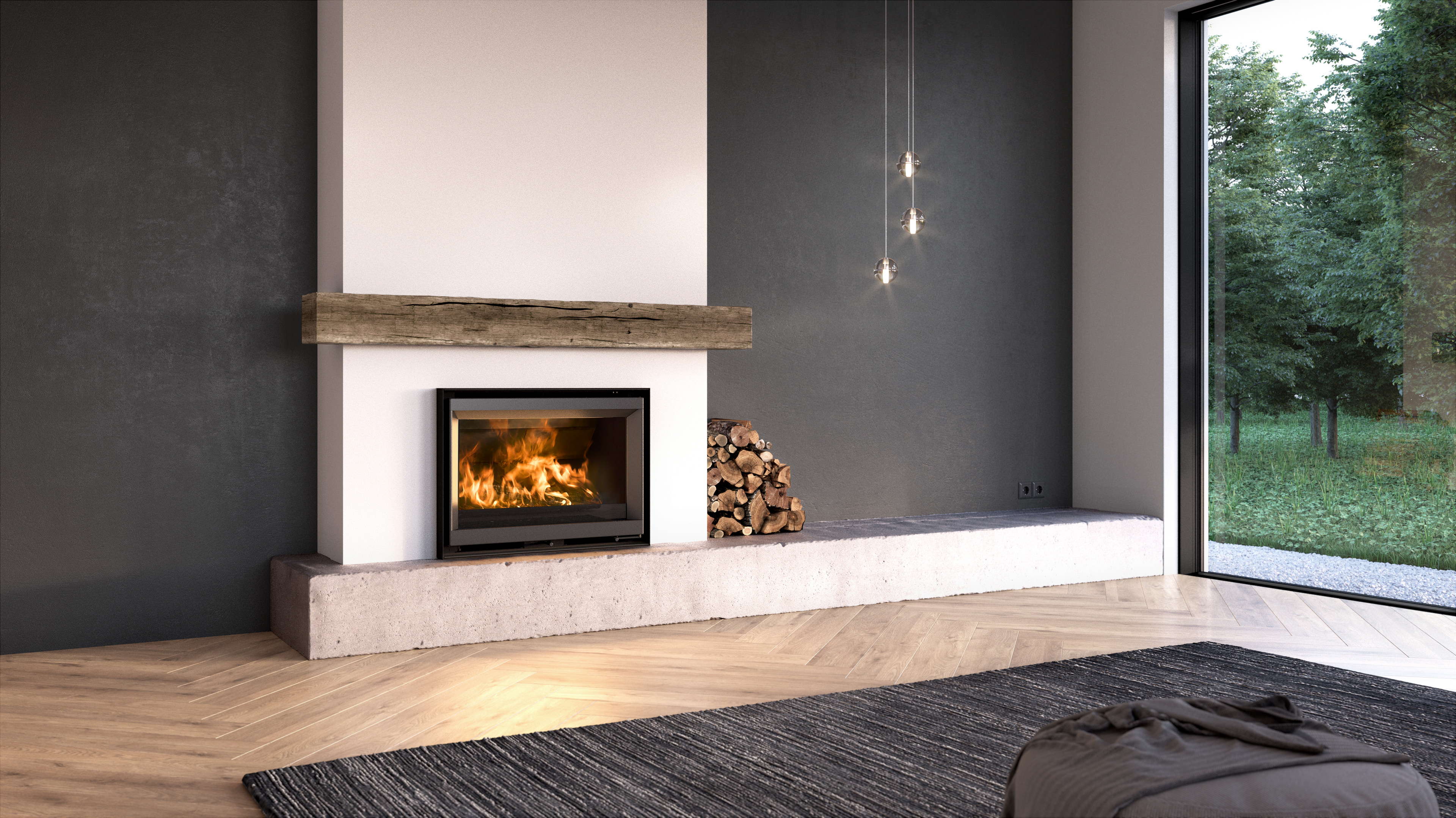 Stûv 6, une chambre avec vue… sur le feu
